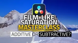 What is SUBTRACTIVE Saturation!?! - Pro Colorist Masterclass - Film Emulation in Davinci Resolve