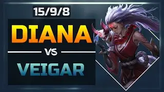 LOL - ORTA KORİDOR DİANA vs VEİGAR (ÖĞRETİCİ)