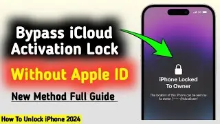 New Method Bypass 2024 || Bypass iCloud Activation Lock Removal Apple iD 2024