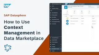 How to Use Context Management in Data Marketplace: SAP Datasphere