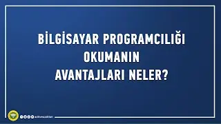 Neden Bilgisayar Programcılığını Okumalısınız?