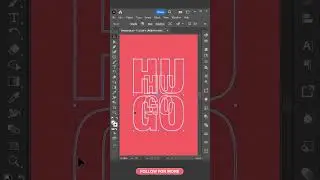 How To Create HOLOGRAM BLENDING TEXT In Adobe Illustrator? #shorts