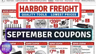 Harbor Freight September Coupons and Deals!