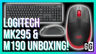 Logitech M190 and MK295 Silent Keyboard and Mouse Unboxing and First Impressions!