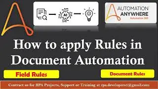 How to Apply Rules in Document Automation | Automation Anywhere Document Automation