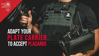 HALEY STRATEGIC - PLATE CARRIER PLACARD ADAPTER for MOLLE front plate carriers