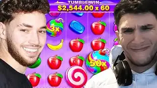 TRAINWRECKS AND ADIN ROSS GET RICH OFF OF SWEET BONANZA!