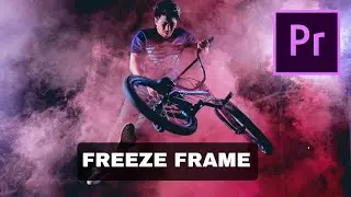 Freeze frame in Premiere Pro