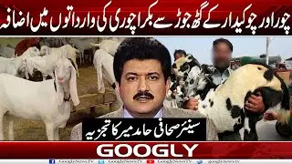 Choor Aur Chokidar Kai Gath-jaurr Sai Bakra Choori Kei Wardatain Barh Gayien : Hamid Mir|Googly News