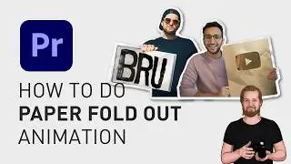 How to create paper fold out animation Premiere Pro