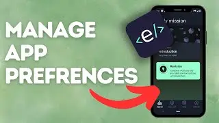 How to manage app prefrences on Enki?