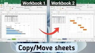 How to Copy or Move Worksheet to Another Workbook | Microsoft Excel