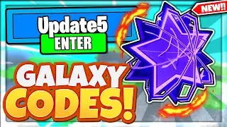 ALL NEW SECRET *GALAXY* UPDATE 5 CODES In Roblox Tapping Legends X!