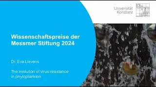 Wissenschaftspreis der Werner und Erika Messmer-Stiftung 2024 - Dr. Eva Lievens