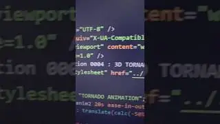 CSS 3D Effects Tornado Animation Effect on 3D Objects made in HTML and CSS only #shorts @jmc23id