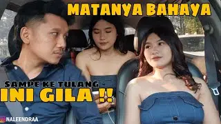 GILAA INI BEDA MATANYA BAHAYA, CEWE NYANDU !! PRANK TAXI ONLINE