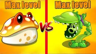 PVZ 2 - Toadstool vs Snap-Pea [Max Level Plants]