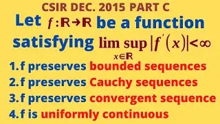 A PROBLEM ON UNIFORMLY CONTINUOUS FUNCTIONS