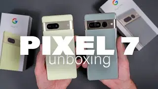 PIXEL 7 PRO and Pixel 7 Unboxing, Tour, Comparison!