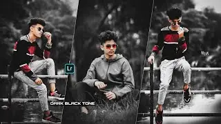 dark black tone lightroom tutorial | lightroom photo editing | lightroom presets free download