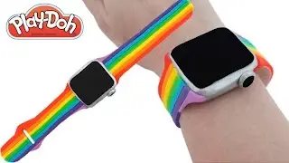 How to Make a Play-Doh Smart Watch with a Rainbow Color Strap