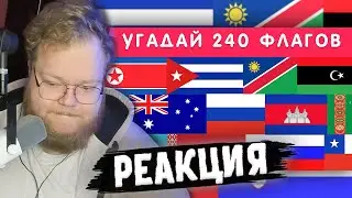 T2x2 СМОТРИТ: УГАДАЙ 240 ФЛАГОВ ЗА 5 СЕКУНД 🤔 | РЕАКЦИЯ T2x2