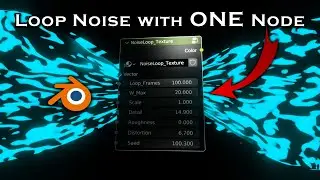 Custom Node to Loop Noise Textures - Blender Tutorial