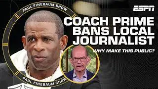 'WHY would Coach Prime make this public?' - Finebaum on Sanders' media ban | The Paul Finebaum Show