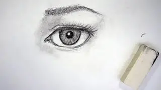 How to draw a realistic eye in 5 steps - beginner tutorial