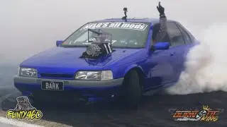 BARK || SUPERCHARGED 6 CYLINDER SCREAMS AT BURNOUT KING