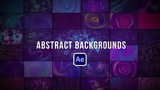 Abstract Backgrounds Video After Effects Tutorial | Free Download