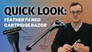 The BEST Cartridge Razor To Use | Japanese Made Feather FII Neo Cartridge Razor!