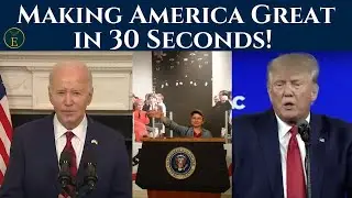 Making America Great in 30 Seconds! | Biden, Trump, and Me | History Will Remember