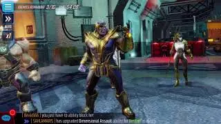 The Thanos Snap Finish Marvel Strike Force Video