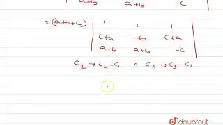 If ` a+b +c ne 0`, the system of equations  `(b+c) (y+z)-ax=b-c`,`(c+a) |Class 11 MATH | Doubtnut