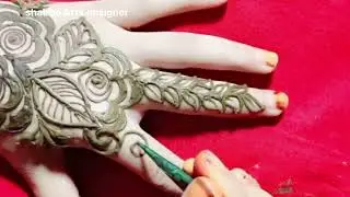 New stylish back hand mehndi design | easy & simple mehndi design | Mehndi ka design | mehndi