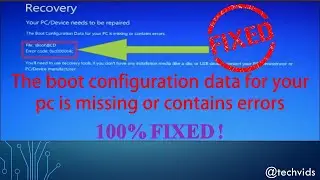 How to Fix Windows BCD Boot Error 0xc000014c in Windows 10/8.