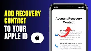 Add Recovery Contact To Your Apple ID | 2024