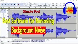 how to remove background noise | Audacity free audio editor software | Audacity noise reduction