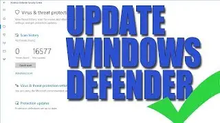 How To Update Windows 10 Defender Tutorial | Free Virus Protection