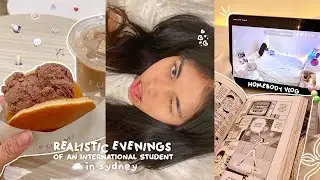 realistic evenings of an international student in sydney | homebody vlog 💬🍡