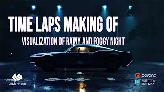 Making of Rainy & Foggy Night Visualization | Photorealistic Render Tutorial