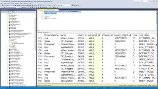 Retrieving a list of SQL Server objects (constraints, tables, views, functions) using sys.objects