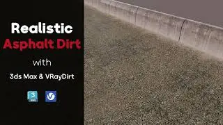 REALISTIC ASPHALT DIRT in 3ds Max & V-Ray