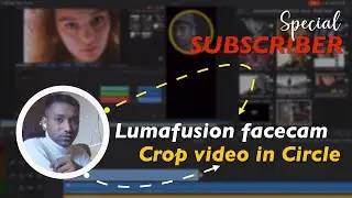 How to Crop a Video in a Circle Using LumaFusion - LumaFusion Face cam For Creating Tutorial