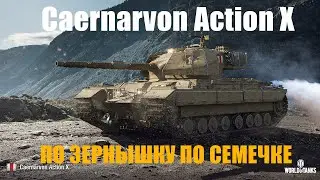 Caernarvon Action X  ТАНК БЕЗ ПЕРЕЗАРЯДКИ!  МИР ТАНКОВ 2024!