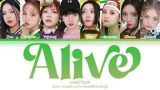 LIGHTSUM (라잇썸) — ALIVE (Color Coded Lyrics Han/Rom/Eng)