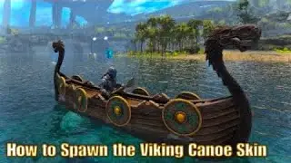 How to spawn the Viking Canoe Skin in Genesis Part 2!