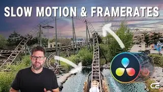 Slow Motion Editing & Framerates in Davinci Resolve 18.6 Easy Tutorial 