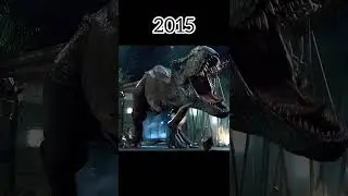 Evolution Of T-rex In Movies #Shorts #Evolution #Edits